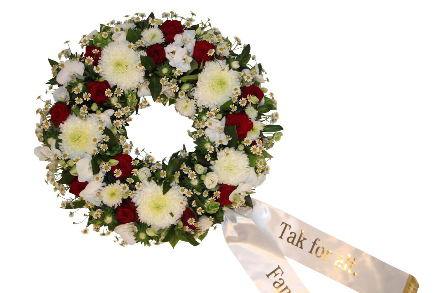 Blomster ved begravelser og bisættelser fra eget binderi